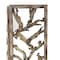 Homeroots 4 Panel Room Divider with Tropical Leaf 376798 - alternate 3